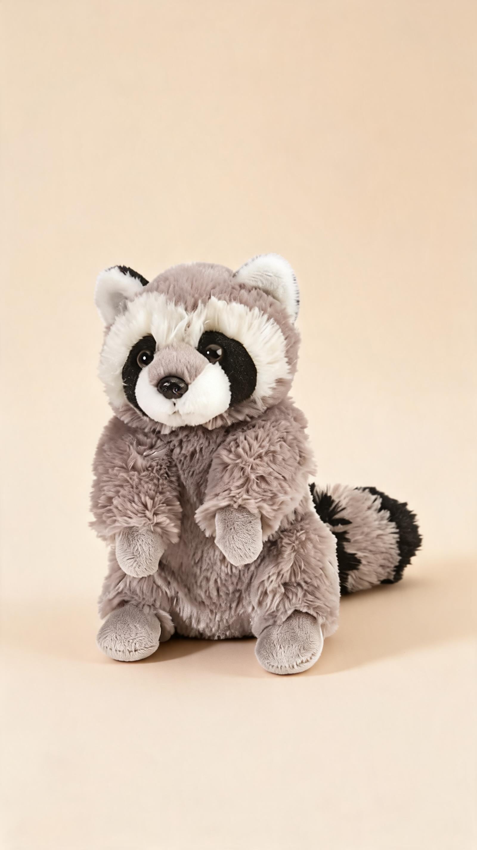 Racoon plush toy